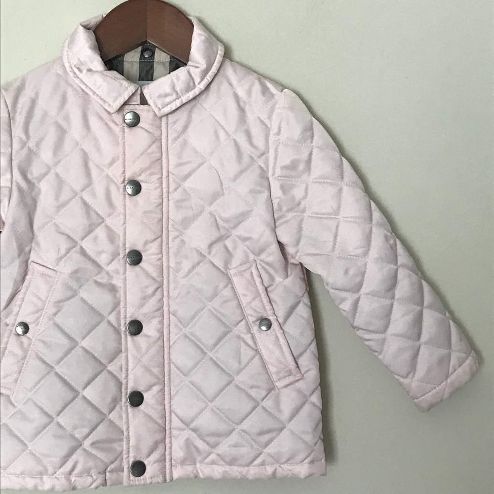 Burberry 3yr children Ilana pink jacket coat